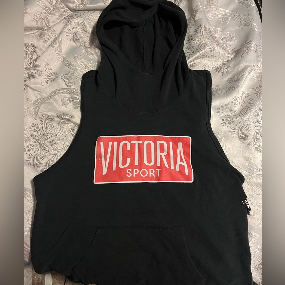 Medium Womens Victoria Secret Sleeveless hooded pull over